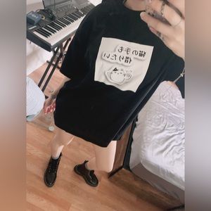 Handmade unisex oversized T-shirt